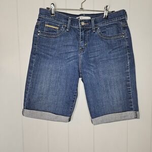 Levis Strauss Blue Jean Bermuda Shorts Size 6